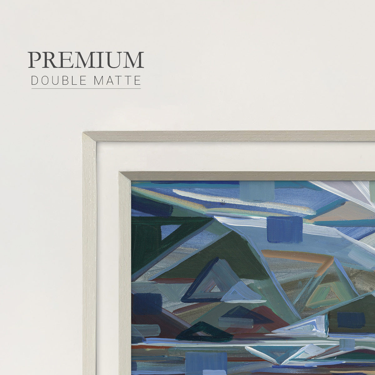 Low Tide - Double Matboard Framed Print