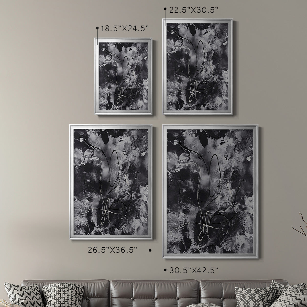 Radical Mix II - Modern Framed Canvas Print