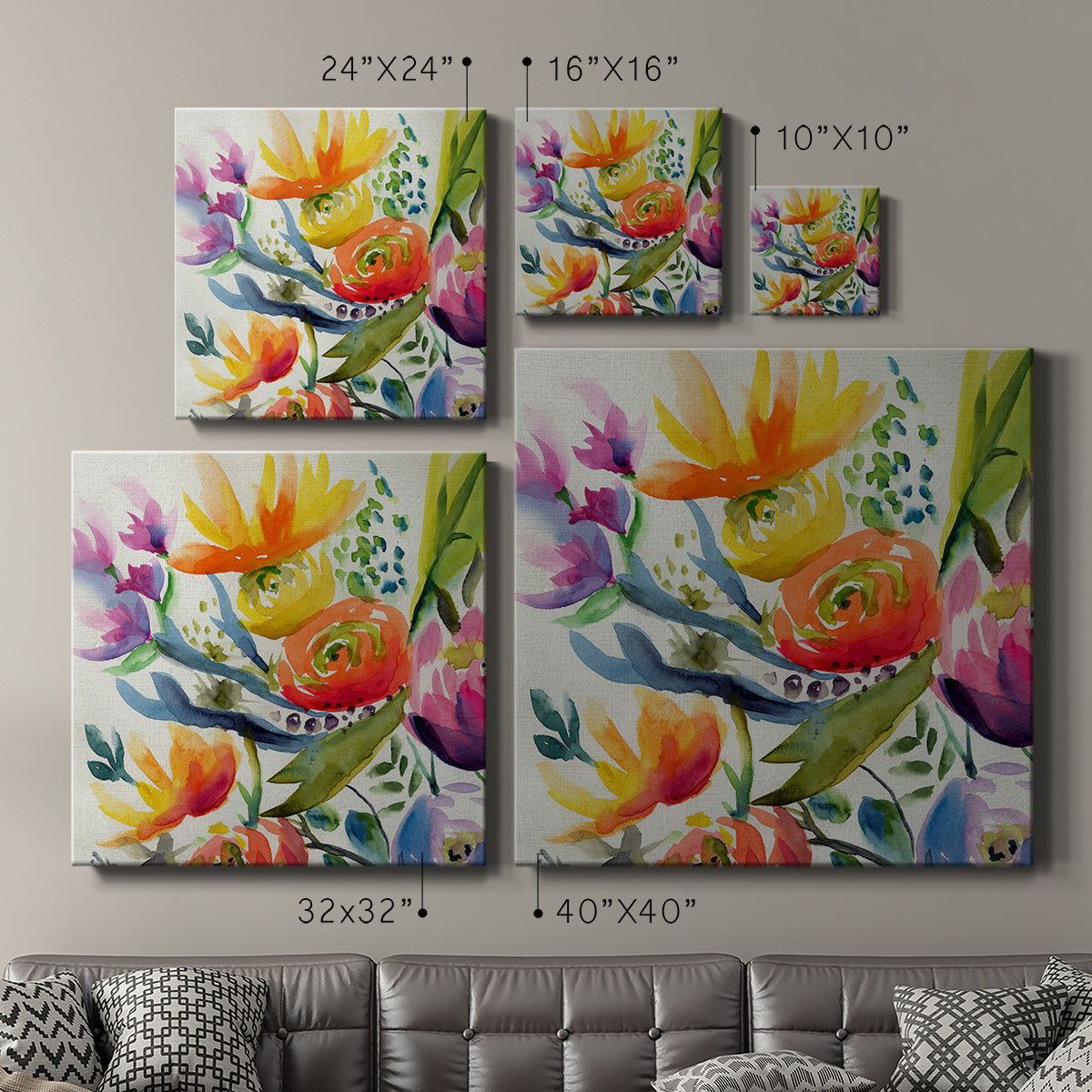Summer Spectrum IV - Canvas Art Print