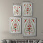 Christmas Folk Tree - Modern Framed Canvas Print