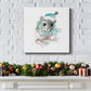 Christmas Critter Mouse-Premium Gallery Wrapped Canvas - Ready to Hang