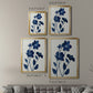 Indigo Bloom II - Modern Framed Canvas Print