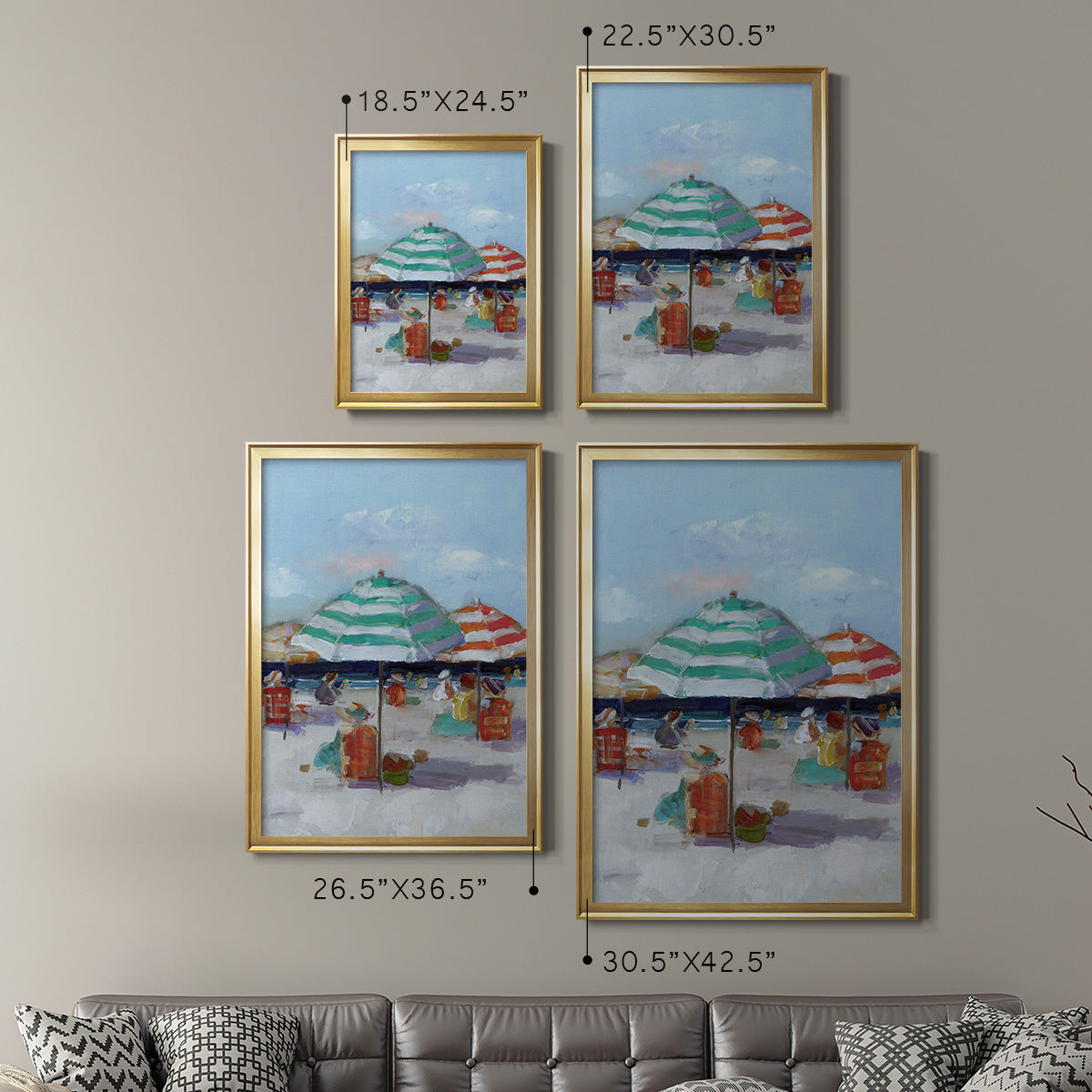 A Day Dream I - Modern Framed Canvas Print