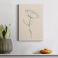 Floral Contour Study IV Premium Gallery Wrapped Canvas - Ready to Hang