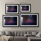 Sky Flower - Modern Framed Art Print