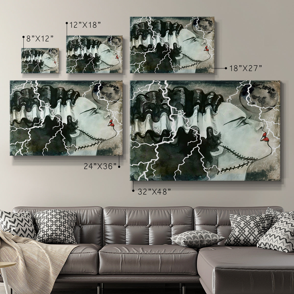 Scream Queens I Premium Gallery Wrapped Canvas - Ready to Hang