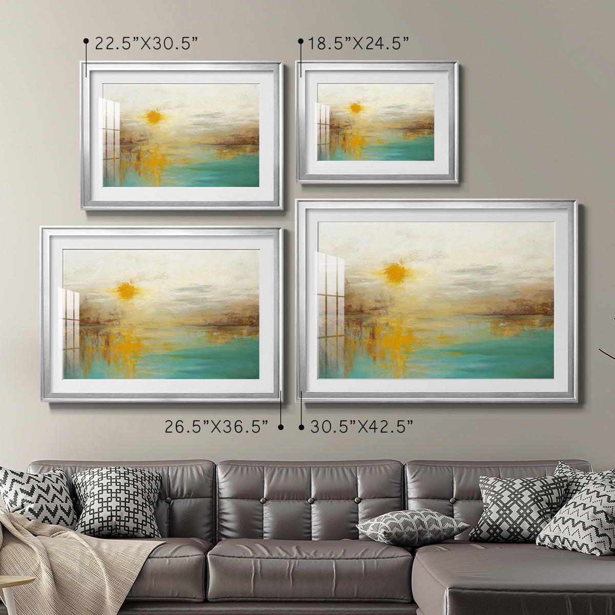 Last Day of Summer  - Modern Framed Art Print