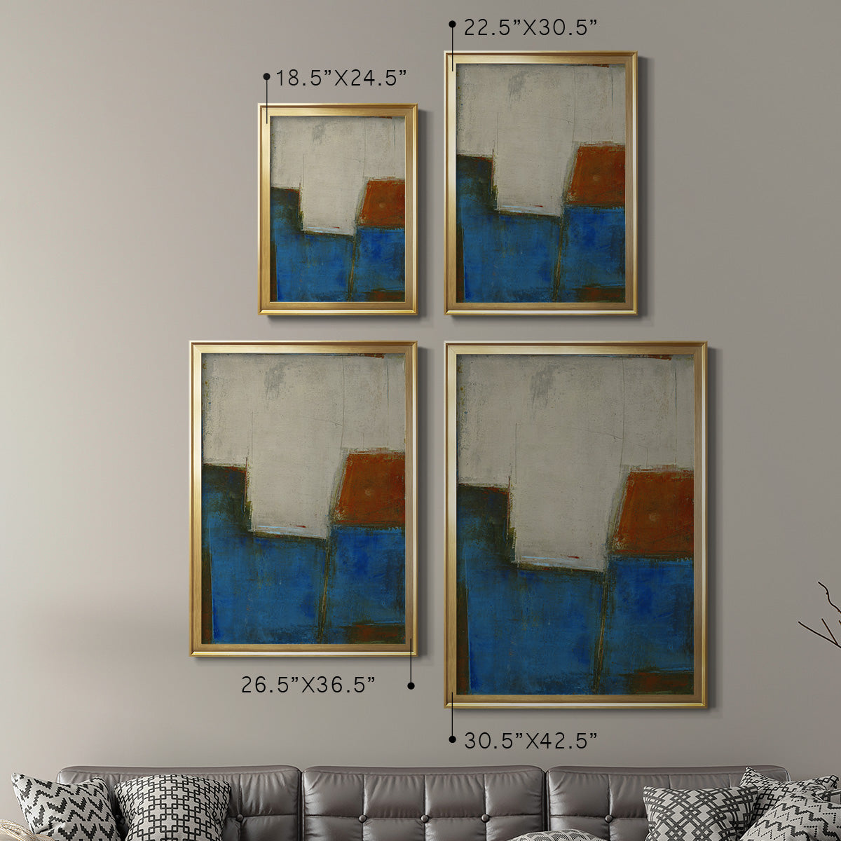 Complex Thought - Modern Framed Canvas Print