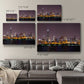 Late Night City Chicago - Canvas Art Print