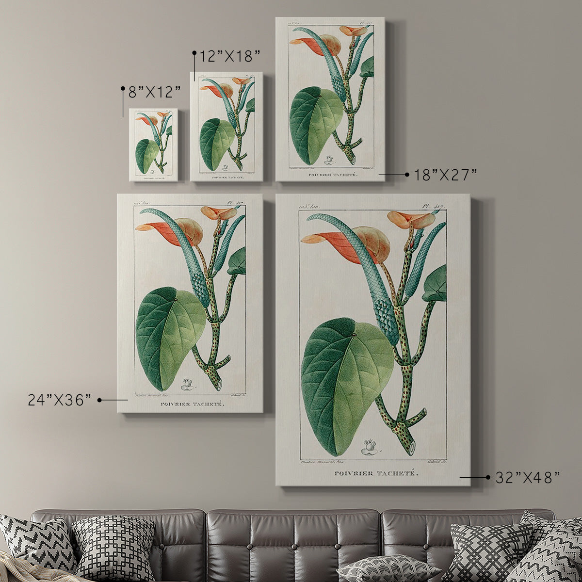 Turpin Tropical Botanicals II Premium Gallery Wrapped Canvas - Ready to Hang