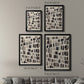 Chalk and Flint I - Modern Framed Canvas Print