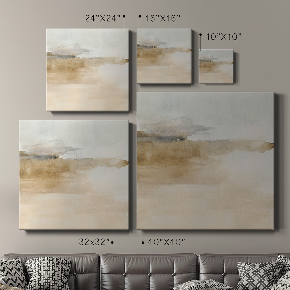 Cinnamon Shores II - Canvas Art Print