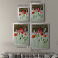 Poppy Party - Modern Framed Canvas Print