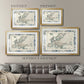Bordered Map of Europe - Modern Framed Art Print