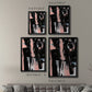 Black & Blush I - Modern Framed Canvas Print