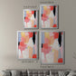 Aerial Scarlet I - Modern Framed Canvas Print