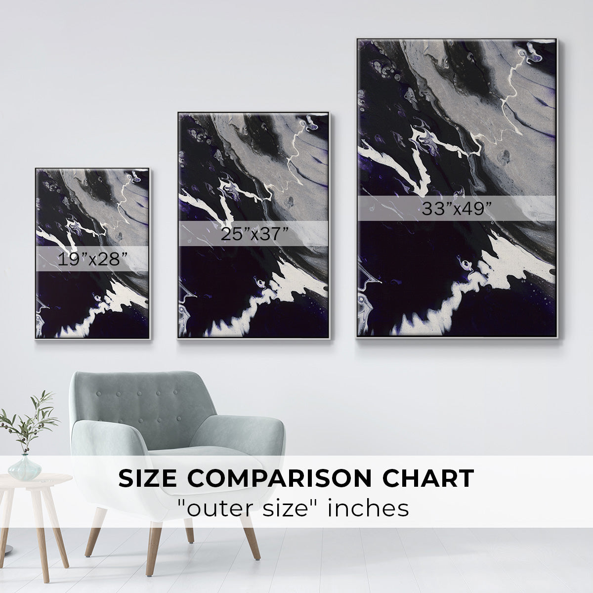 M108 - Floater Framed Canvas Print
