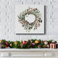 Holly Farmhouse Wreath II-Premium Gallery Wrapped Canvas - Ready to Hang