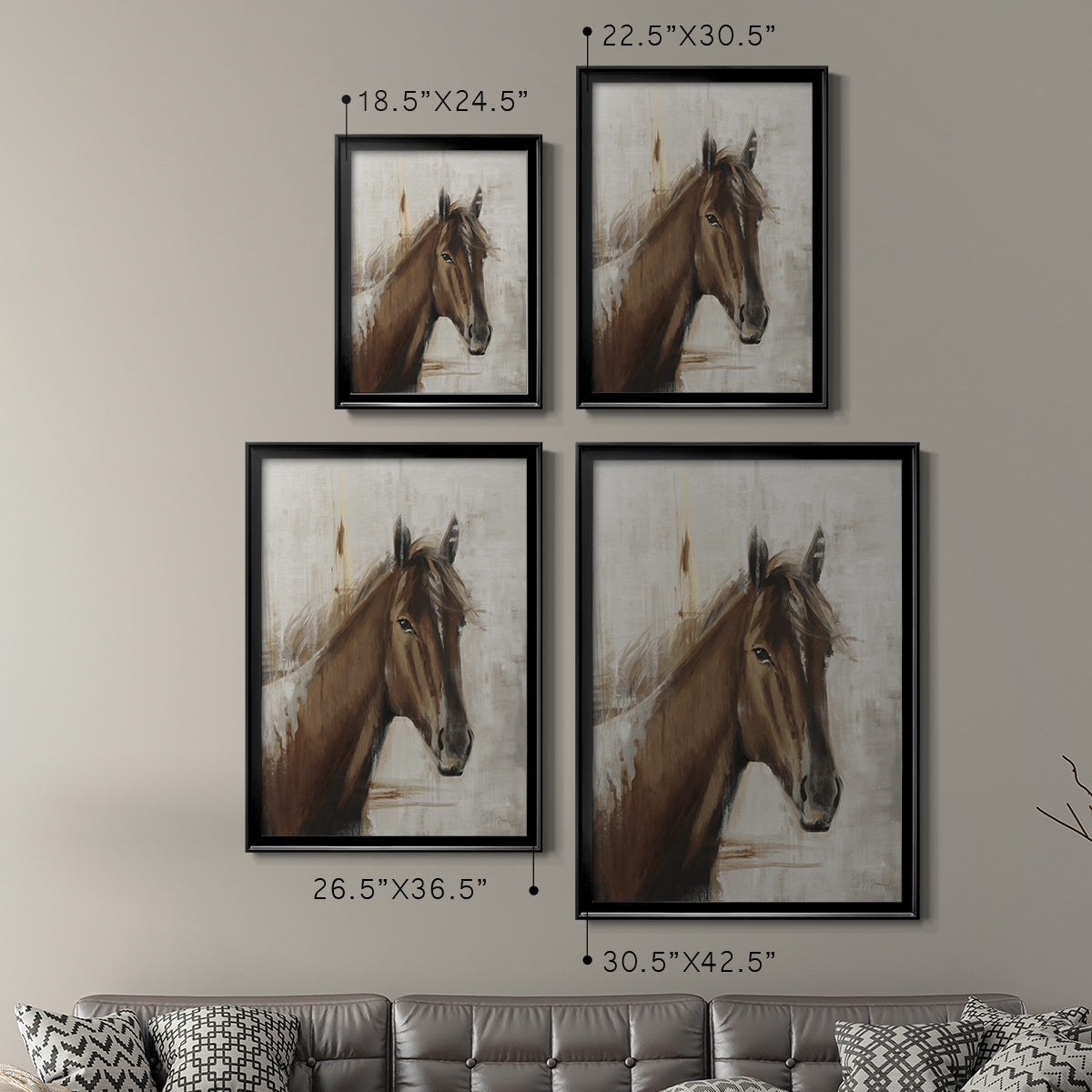 Free Spirit - Modern Framed Canvas Print