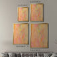 Peach Bliss III - Modern Framed Canvas Print