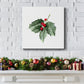 Christmas Holly II-Premium Gallery Wrapped Canvas - Ready to Hang