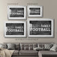 Faith Family Football Premium Framed Print - Ready to Hang