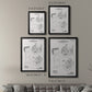 Toilet Paper Patent III - Modern Framed Canvas Print