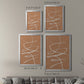 Terracotta Drift II - Modern Framed Canvas Print