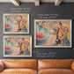 Neo-impressionist abstract portrait by Paul Signac in an ornate champagne frame shown in multiple size options.
