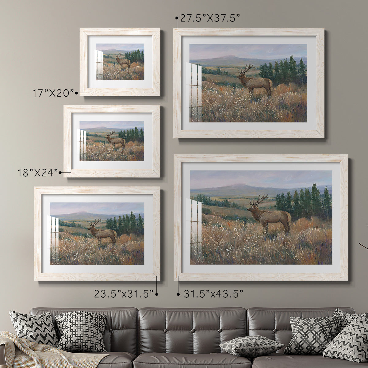 Western Wildlife II - Barnwood Framed Art Print