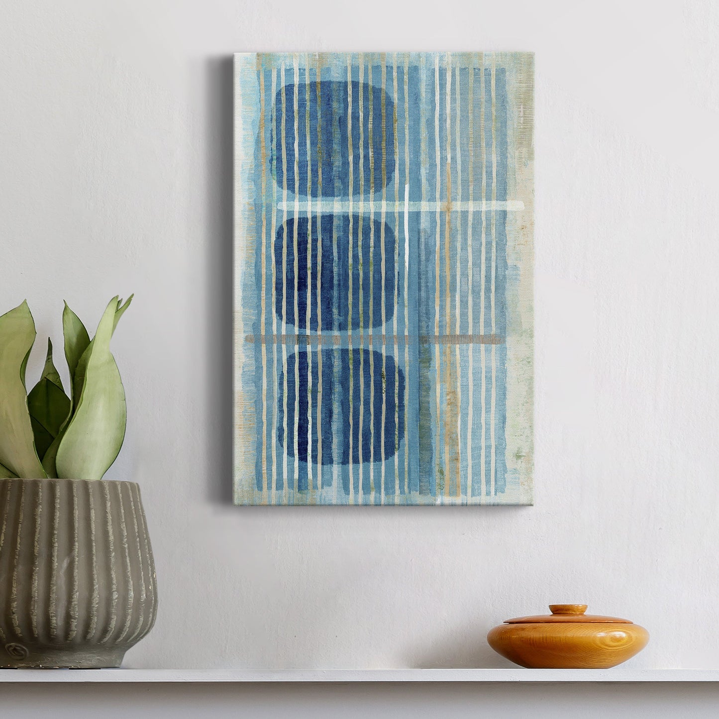 Blue Blue Horizon II Premium Gallery Wrapped Canvas - Ready to Hang