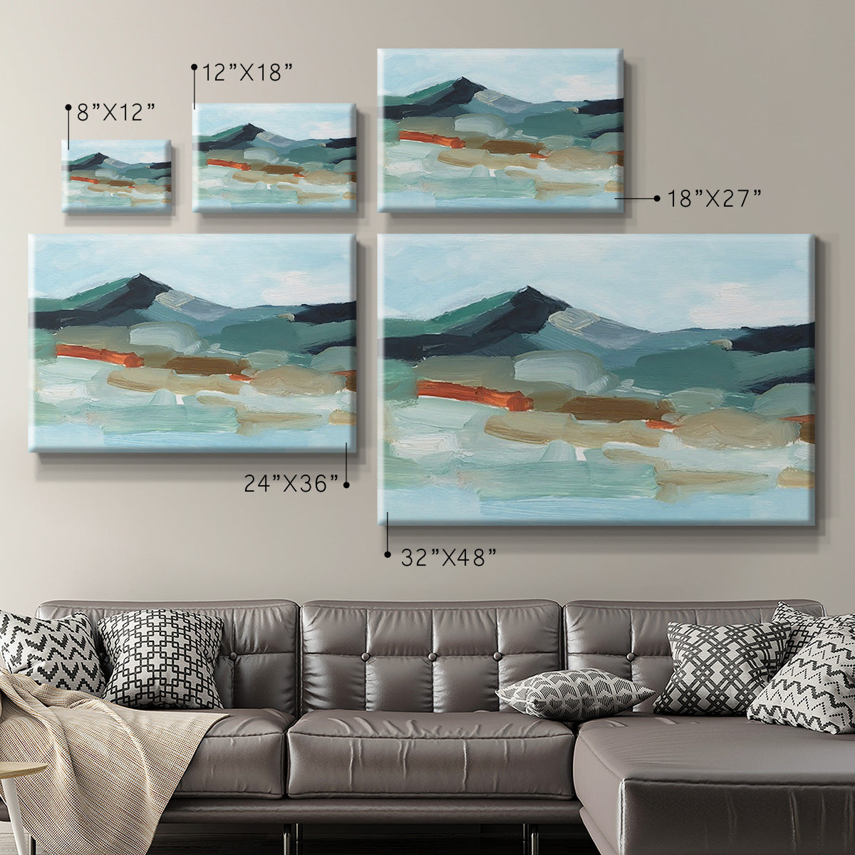 Autumn Mountains I Premium Gallery Wrapped Canvas - Ready to Hang