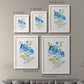 Blue Morning Bouquet I - Premium Framed Canvas 2 Piece Set - Ready to Hang