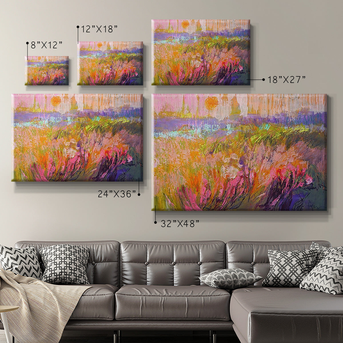 Among the Green Pastures VI Premium Gallery Wrapped Canvas - Ready to Hang