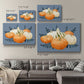 Autumn Orange & Blues II Premium Gallery Wrapped Canvas - Ready to Hang