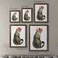 Flower Crown Cats I - Premium Framed Canvas 2 Piece Set - Ready to Hang