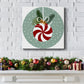 Peppermint Snowman Collection C-Premium Gallery Wrapped Canvas - Ready to Hang