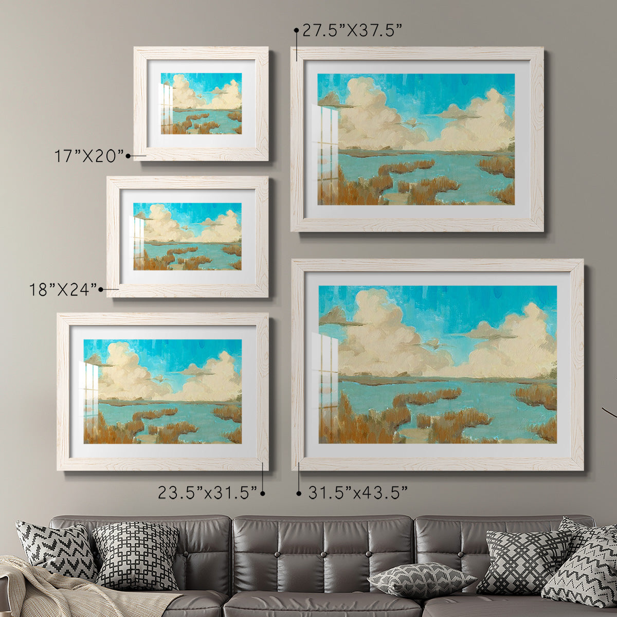 Fripp Island Water II - Barnwood Framed Art Print