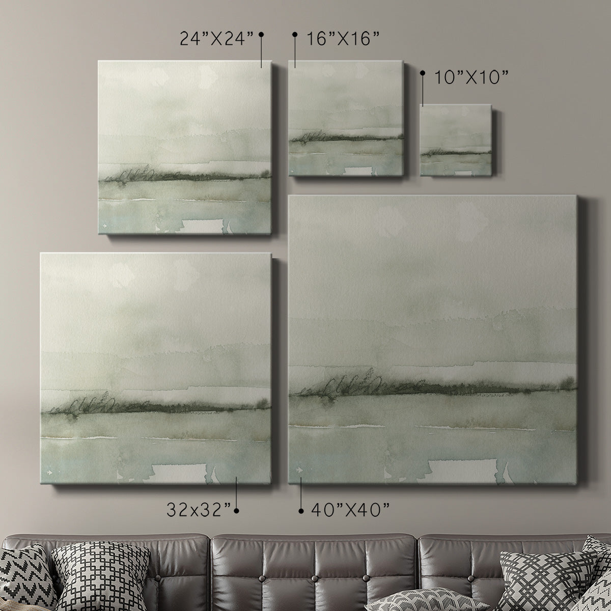 Winter Reflections III-Premium Gallery Wrapped Canvas - Ready to Hang