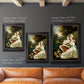 Classical portrait of the Frankland sisters by John Hoppner in an ornate black frame with gilded inner detail shown in multiple vertical size options.