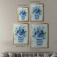 Blue Bouquet II - Modern Framed Canvas Print