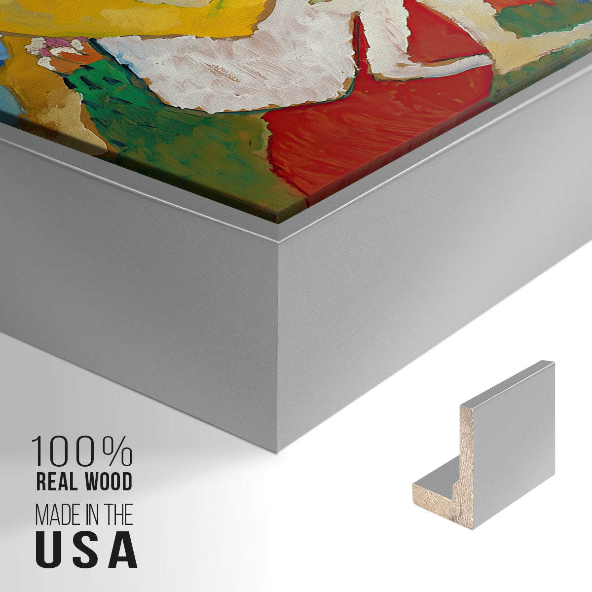 Oriental, 1909 - Floater Framed Canvas Print