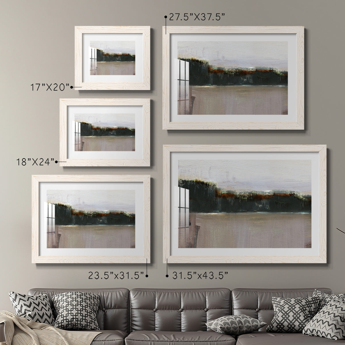 At Dusk Turnwood - Barnwood Framed Art Print