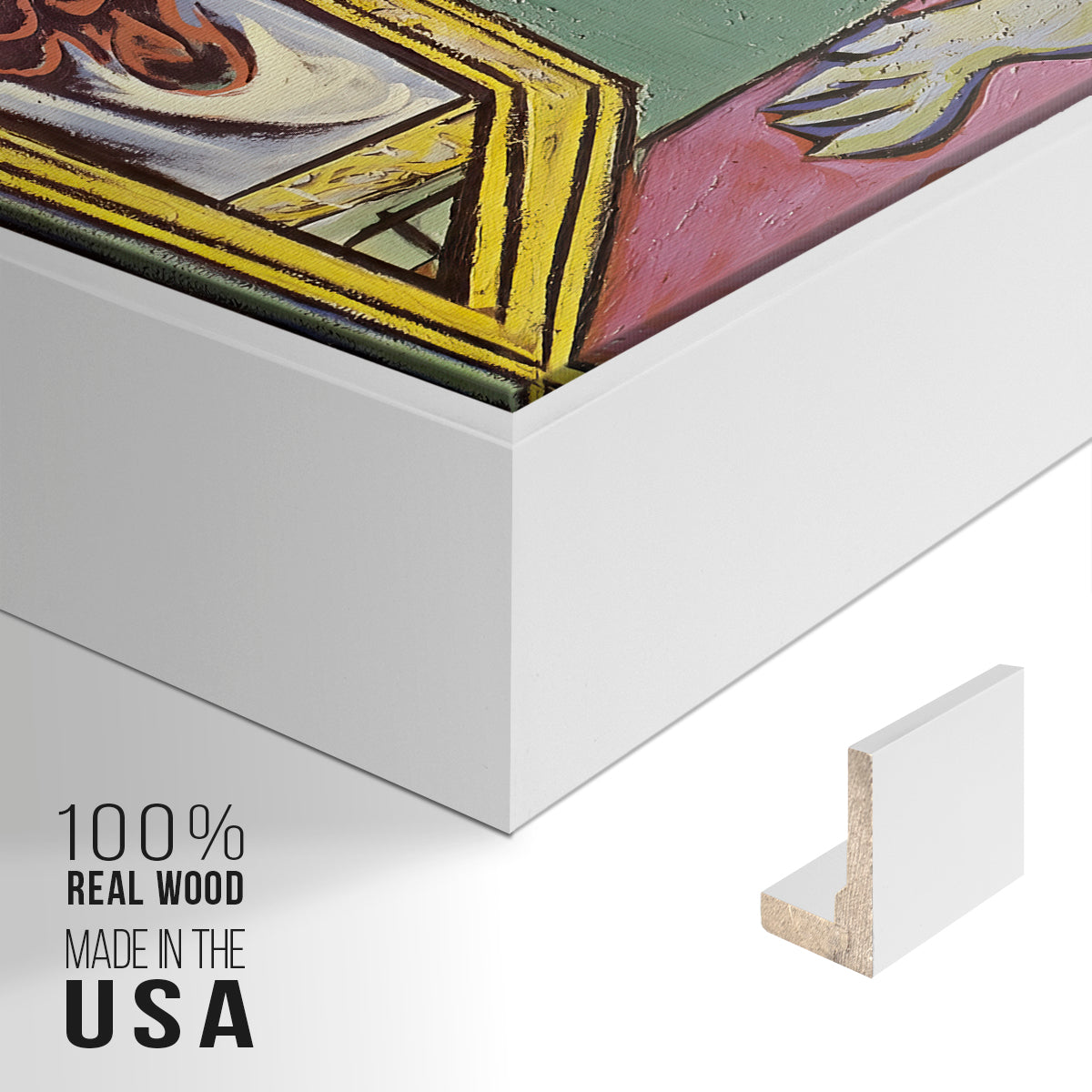 The Muse, 1935 - Floater Framed Canvas Print