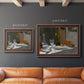 Impressionist still life with wine and bread by Claude Monet in an ornate bronzed mahogany wood frame shown in multiple size options.
