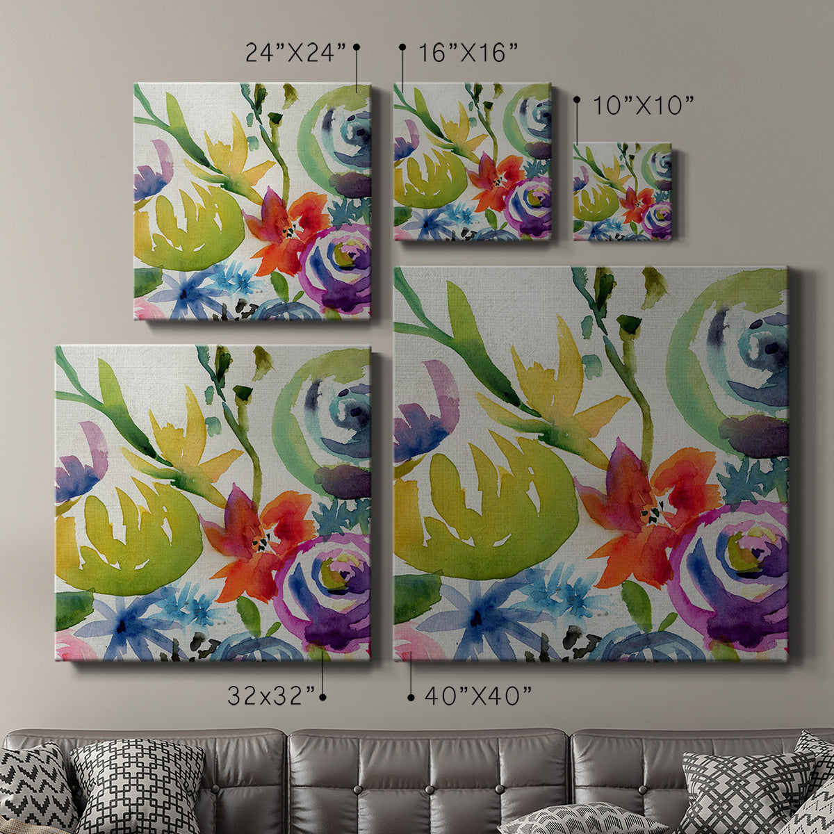 Summer Spectrum II - Canvas Art Print