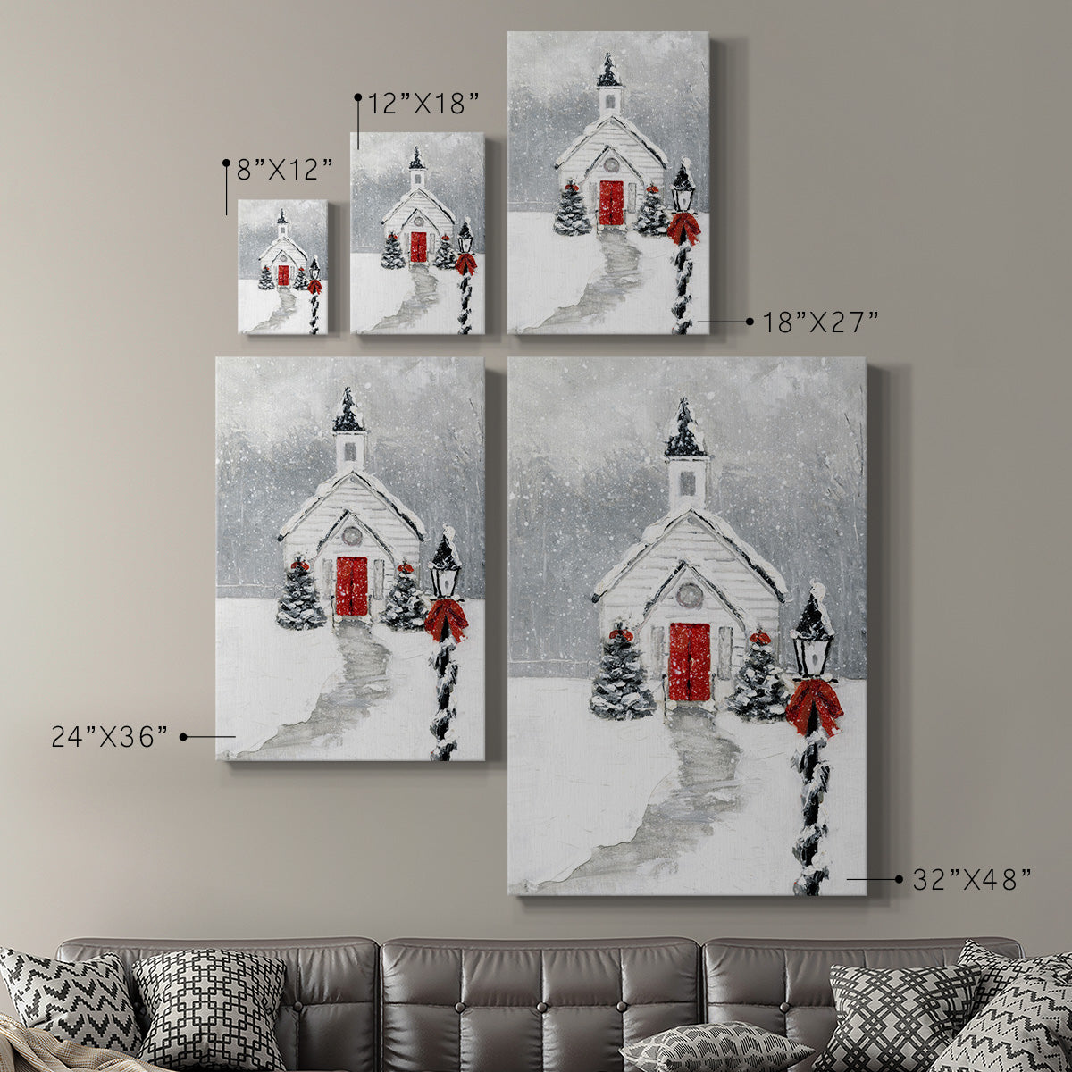 Soft Silent Night Premium Gallery Wrapped Canvas - Ready to Hang