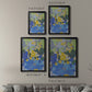 Lake Como Garden - Modern Framed Canvas Print