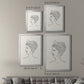 Greek Busts III - Modern Framed Canvas Print