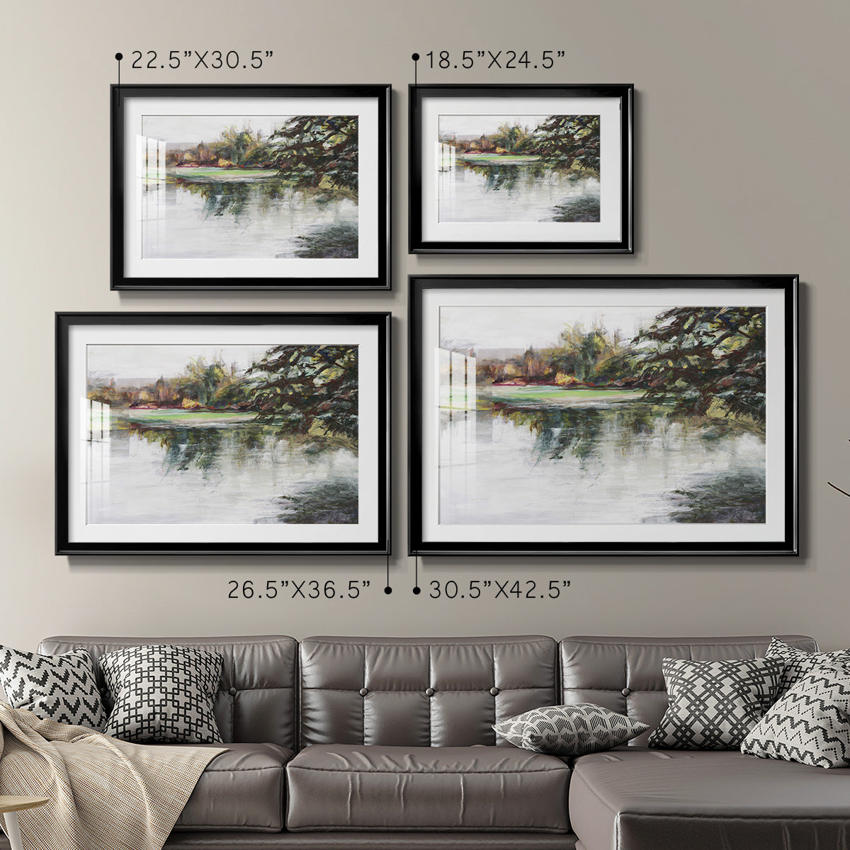 Upon Reflection Premium Framed Print - Ready to Hang